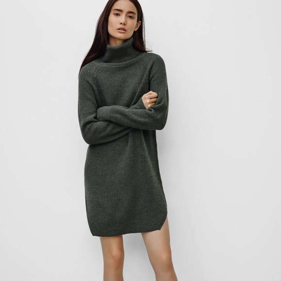 Wilfred Free Bianca Wool Knit Sweater Dress - Picture 1 of 8